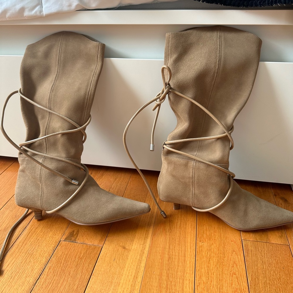 SENSO suede tall boots with wrap around size 37